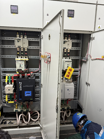 恭喜本公司于2025年4月在中国某大型钢铁厂炼铁厂对AB软起启动器进行了成功改造